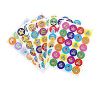 TRKETK 60 Piezas Pegatinas de Recompensa para Niños, Pegatinas de Recompensa de Maestro Suministros para Profesores para Aula de Elogio para Scrapbooking, Regalos, Escuela (6 Estilo)