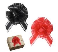 TRKETK 8 Piezas Arco de Regalo Lazos Decorativos Boda Diseño Automontable y Reutilizable para De Coche Fiesta Boda Celebración DIY
