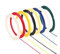 TRKETK 8 Piezas Cinta Adhesiva para Pizarra Blanca Marcador de Cuadrícula 3 mm Cinta Gráfica de Pizarra Blanca Autoadhesiva Tiras Adhesivas Coloridas para Escuela Oficina y Hogar