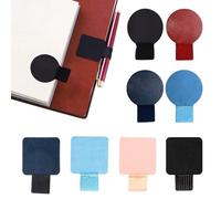 TRKETK 8 Piezas Soporte de Bucle para Bolígrafo Soportes de Cuero Autoadhesivo para Bolígrafos Soportes para Bolígrafos de Bucle Elástico para Bloc de Notas Tableta Diario Calendario Cuaderno