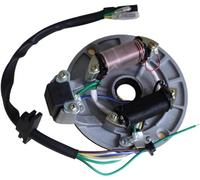Trkimal Placa de estator Magneto de 2 bobinas de encendido para 50 cc, 70 cc, 90 cc, 110 cc, 125 cc, Kazuma Taotao Baja SSR Go Karts, Pocket Bikes, Chopper, ATV, Quad, Dirt Kick Bike, 4 ruedas