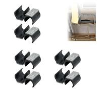 TRLREQ Juego de 12 deslizadores de silla, deslizadores voladizos para muebles, fieltro para columpios, diámetro 24-25 mm, para sillas voladizas, proteger suelos de baldosas