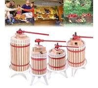 TRMLBE 30L Prensa de Frutas Manual Molino de Frutas Incluye Tela de Prensado, Instrucciones de Montaje y Accesorios Prensa de Manzana Prensa de Vino Prensa de Bayas