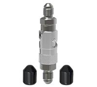 Trockenbrems Schnelltrennkupplung - Universal Verbinder | Aluminium Schnellverschluss, Präzisions Bremsleitungs Adapter Für Motorrad PKW Und Rennsport Zur Leckfreien Trennung Der Hydraulik