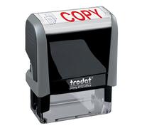 Trodat 43241 - Sello autoentintable (18 x 46 mm, diseño con palabra "Copy"), color rojo y azul