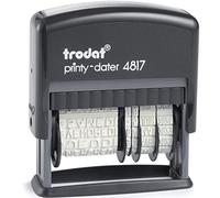 Trodat 4817A - Sello fechador, color negro (versión francesa)