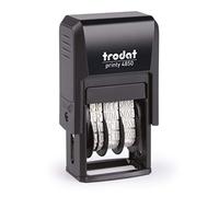 Trodat 4850L1 Printy - Sello con fecha y el texto Eingegangen (altura de 3 8 mm)