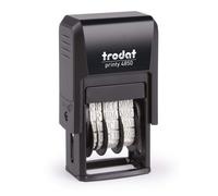 Trodat 4850L1 Printy - Sello con fecha y el texto Eingegangen (altura de 3 8 mm)