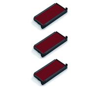 Trodat 6/4912 - Recarga de cojín para sello, pack de 3, color ojo | Casetes de tinta roja 6/4912C para recargar sellos de tinta automática 4912, 4912T, 4952 y X-Print