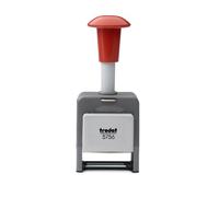Trodat 86621 - Sello numerador automático autoentintable, plástico, 6 ajustes, dígitos de 5,5 mm