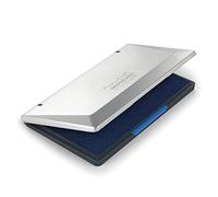 Trodat 9053 - Tampón para sellos de mano (metal, 160 x 90 mm), color azul, color azul