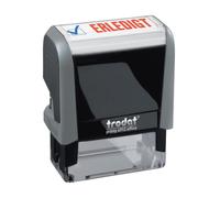 Trodat Office Printy 4912 - Sello automático, diseño con texto "Erledigt", color