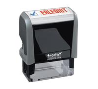 Trodat Office Printy 4912 - Sello automático, diseño con texto "Erledigt", color gris