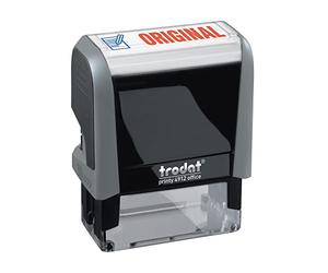 Trodat Office Printy 4912 - Sello automático, diseño con texto "Original", color gris