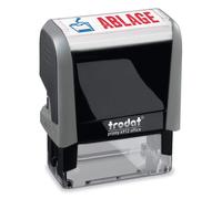 Trodat Office Printy 4912 Stamp 'Ablage' (Filing) Ready-for-Use - Grey Shelf