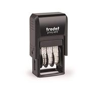 Trodat Printy 4810 - Sello de fecha, año, mes, día, números, autoentintados, 3,8 mm, negro