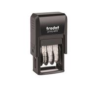Trodat Printy 4810 Sello fechador autoentintable negro