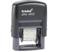 Trodat Printy 4822 - Sello autoentintable, tinta roja