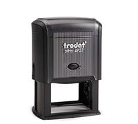 Trodat Printy 4927 - Sello (60 x 40 mm, para 11 líneas, en diferentes colores, diseño en línea), color negro