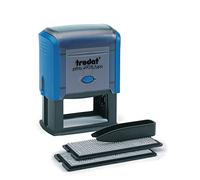 Trodat Printy 4928 - Sello automático (7 renglones máximo), color azul claro