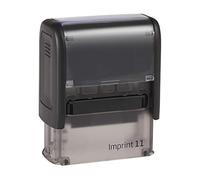 Trodat - Sello de Goma Rectangular Negro Pequeño - Lagertext - Sello Pagado (Dormy Imprint 11)