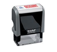 Trodat Sello de texto 4912 g escaneado