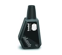 Trodat - Tinta textil 7750A, color negro para marcar la ropa, 28 ml