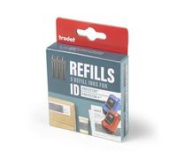 Trodat Tintas de recambio para protector de identificación + y protector de identificación, tinta de recambio de sello de rodillo de protección contra robo de identidad, paquete de 3 tintas de