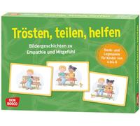 Trösten, teilen, helfen. Bildergeschichten zu Empathie und Mitgefühl: Denk- und Legespiele für Kinder von 4 bis 8. Spielerisch mit Bildkarten die sozial-emotionale Entwicklung fördern