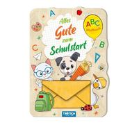 TRÖTSCH - ABC-Malbuch mit Mini-Umschlag Zum Schulstart Tierfreunde: Ausmalbuch für die Grundschule und Einschulung Geldumschlag