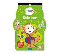 TRÖTSCH - BOBO Siebenschläfer Stickerblock: mehr als 100 Sticker mit & ohne Glitzer | Kinder Sticker | Basteln, Dekoration & Sammelspaß | für Kinder ab 2, 3, 4, 5, 6 Jahren