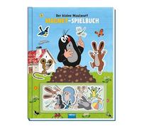 TRÖTSCH - Der kleine Maulwurf Magnet-Spielbuch Pappenbuch mit Magneten: Kinderbuch Beschäftigungsbuch Entdeckerbuch Puzzlebuch