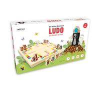 TRÖTSCH - Der Kleine Maulwurf Spiel Ludo: Brettspiel aus Holz