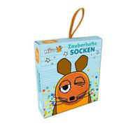 TRÖTSCH - Die Maus Zauberhafte Socken Größe 35 bis 40 Maus (Die Sendung mit der Maus)