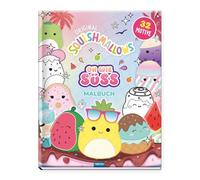 TRÖTSCH - Malbuch Original Squishmallows Oh wie süss Malbuch| Ab 3 Jahren: Malbuch Beschäftigungsbuch Ausmalbuch