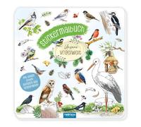 TRÖTSCH - Stickermalbuch Unsere Vogelwelt Malbuch mit Stickern| Ab 5 Jahren: Stickermalbuch Malbuch