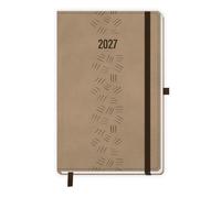 TRÖTSCH - Taschenkalender A6 Soft Touch Premium Sand 2027: Terminkalender