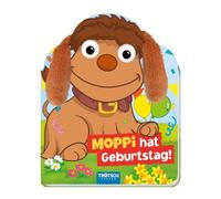 TRÖTSCH - Unser Sandmännchen Fühlbuch Moppi hat Geburtstag!: Bilderbuch Vorlesebuch Fühlbuch