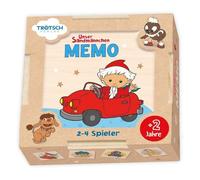 TRÖTSCH - Unser Sandmännchen Memo aus Holz: Kartenspiel Gedächtnisspiel