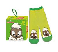 TRÖTSCH - Unser Sandmännchen Pittiplatsch Kindersocken Größe 27 bis 30: Lustige Socken Geburtstagsgeschenk