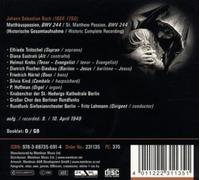 Trötschel/Fischer-Dieskau/Krebs/Lehmann - Bach: Matthäuspassion BWV244