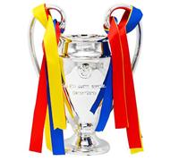 Trofeo De Campeones De Fútbol De Plata Trofeos De Campeonato De La Liga De Fútbol Con Cinta De 3 Colores Decoradores Del Hogar Para Aficionados Colecciones Adornos De Exhibición De Resina,77cm