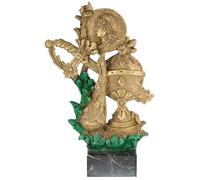 Trofeo de Cartas Gabado, Premio para mus, tute, brisca, subastado, chinchón... de 29cm de altura