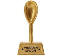 Trofeo de cocina de madera de 15,24 cm, divertido trofeo de galletas para hornear, último lugar, noche de juegos, concursos de chile y salsa