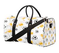 Trofeo de fútbol artístico mármol bolsa de viaje para mujeres, hombres, niñas y niños, bolsas de fin de semana de mármol de bola de 22.7 L bolsa de equipaje de cabina para deportes, gimnasio, yoga,