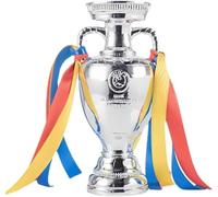 Trofeo de Fútbol,Réplica del Trofeo de Campeones de la Copa de Europa con Cinta Copa Delaunay Trofeos de Fútbol Fanáticos Decoración del Hogar Colección Conmemorativa Adornos de Exhibición (77cm)