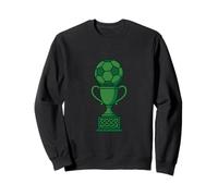Trofeo de la Victoria Irlandesa, diseño de fútbol del día de San Patr Sudadera