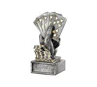 Trofeo de póker - Trofeo Ganador de póker, Campeonato de póker | Diseño de Chip de póker Elegante, Personalizable Grabado para torneos de póker, Regalo Jugadores de póker,