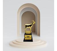 Mad Monkey Trofeo G.O.A.T para tu mejor amigo - Decoración divertida