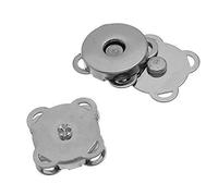 Troflink: broches magnéticos para Bolsas 10 Juegos de Plata Cosa con broches magnéticos para Bolsas 19 mm, Ideal para Coser, Manualidades, Ropa, Bolsas, Libros de Recortes y más.